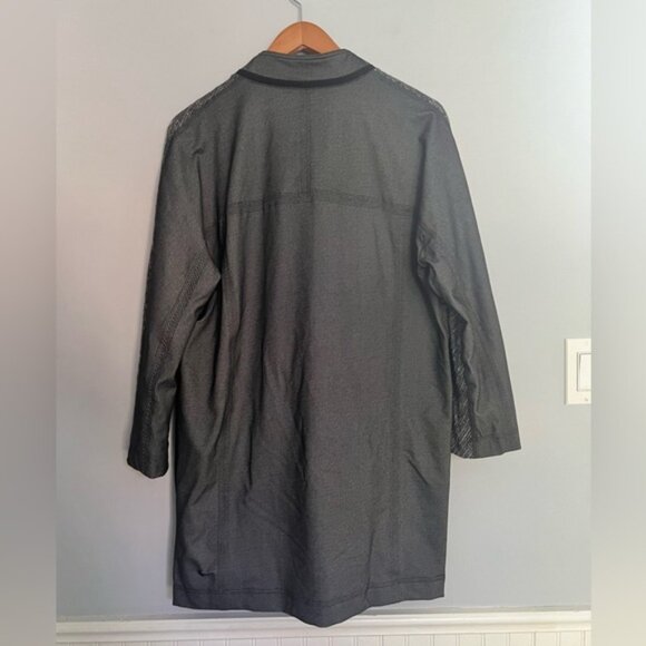 Lululemon Cocoon Car Coat Coco Pique Black Size Medium - Picture 3 of 8